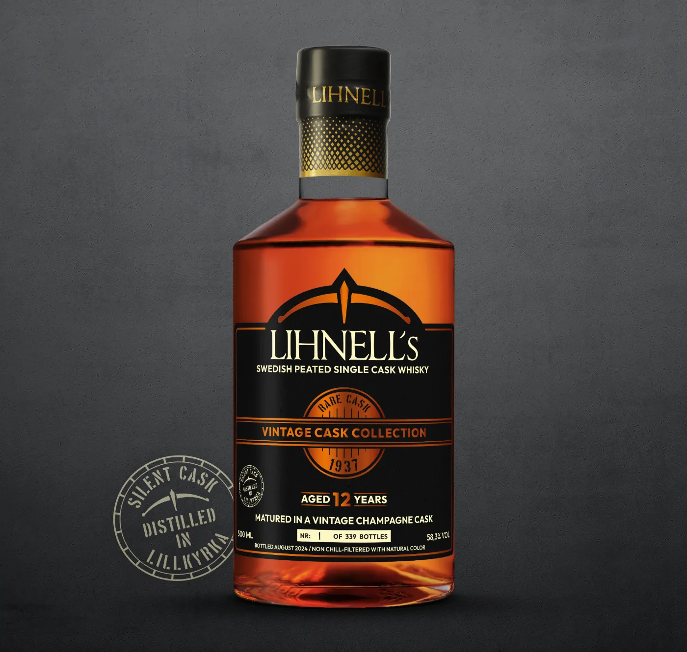 Lihnell´s Vintage Peated Champagne Cask promo